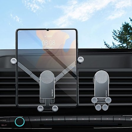 Gravity Bilholder for Mobiltelefon Kompatibel med Samsung Galaxy Z Fold 5/Z Fold 4/Z Fold 3, Bilventilfesteklips Smarttelefonstativ