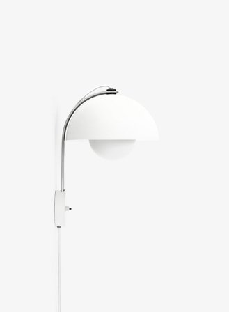 Flowerpot VP8 vegglampe - matt hvit
