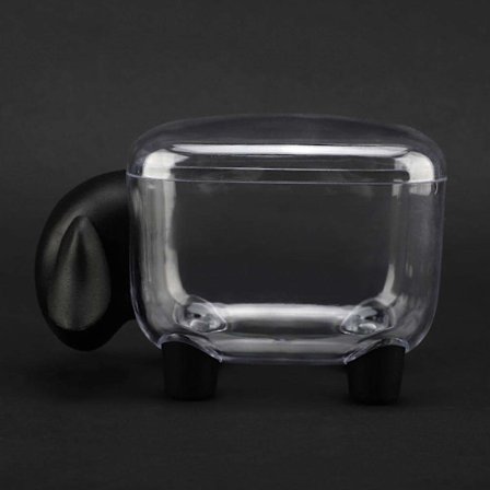 Sød vatrondelholder, unikke badeværelsesbeholdere med låg til tandtråd, Q-tips organizer, vatpind tandstik dispenser beholder til kosmetik makeup 