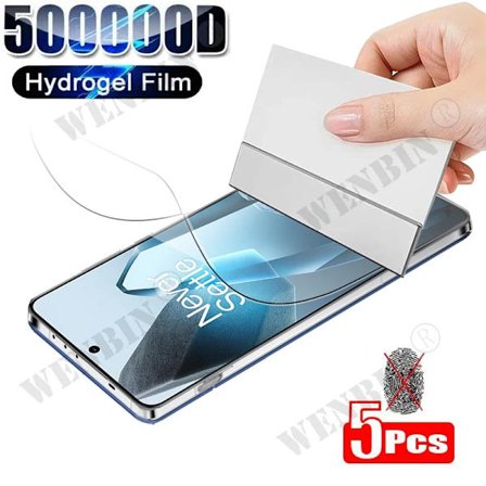 5 st Hydrogel Film För OnePlus 13 13R Skärmskydd För OnePlus 12 12R