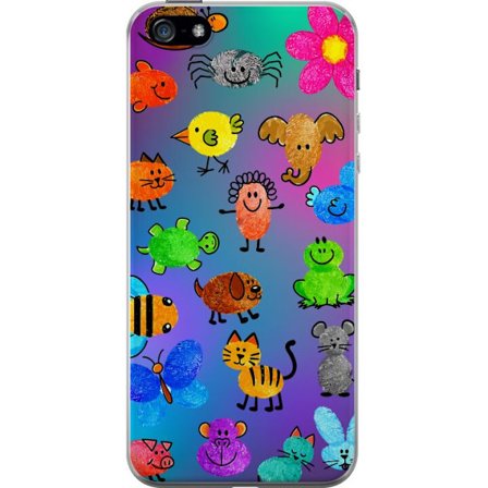 Yhteensopiva Puhelinkuori Apple iPhone 5 Little Scribble Friends