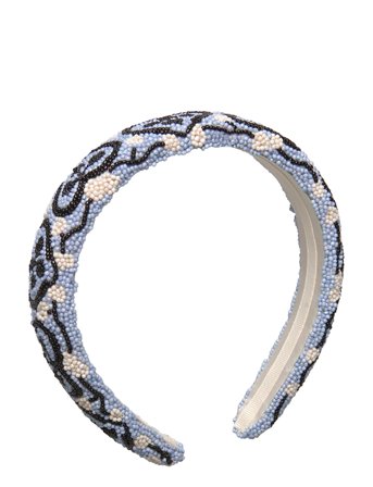 Hearty Midi Beaded Hairbrace Black Becksöndergaard