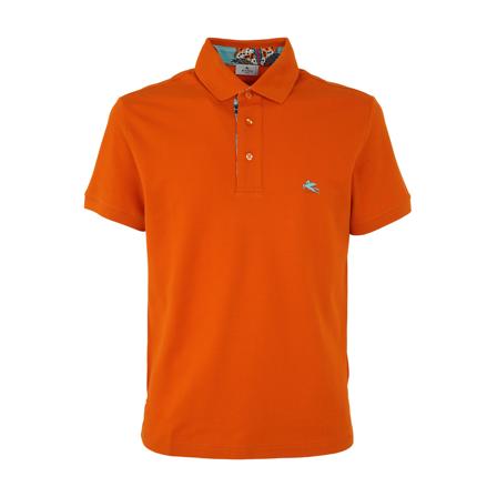 Etro, Polo Shirts Oranje, Heren, Maat:L