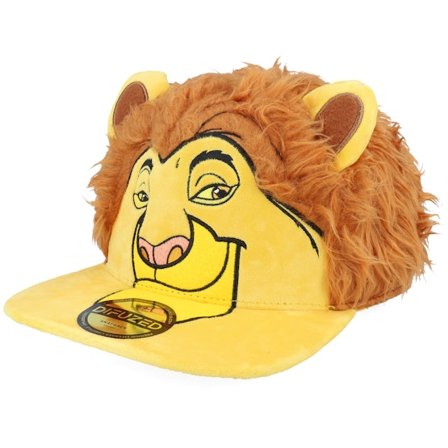 Difuzed - The Lion King Mufasa Novelty Snapback Snapback Yellow Cap - @ Hatstore