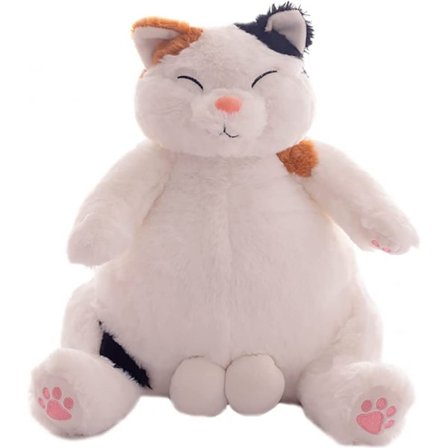 Fyllda djurplyschdjur, söta lata kattplyschleksaker, fyllda plyschdockor, presenter till vänner (14 tum)