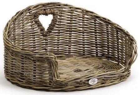 Designed by Lotte Kubu Flettet Hundekurv - 64cm