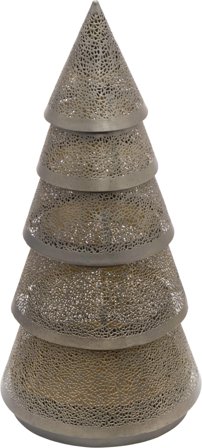 Halvor Bakke Santa lyslykt metall telys H46