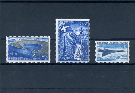 TAAF - Fransk antarktis Terr. - Luftpost - Årgang 1969 - Postfrisk