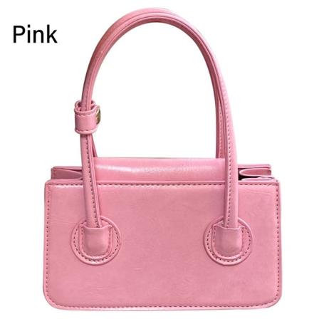 Pieni neliölaukku Crossbody-laukku PINK pink