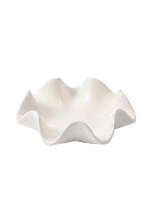 Åhléns Home Skål WAVES 16 cm Serveringstillbehör Vit ONESIZE