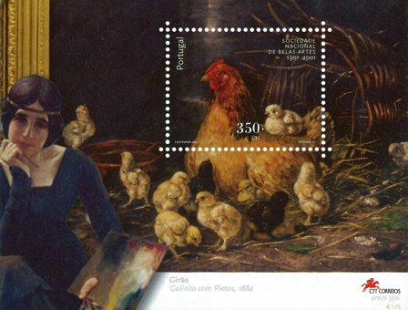 Portugal - Maleri - Postfrisk miniark