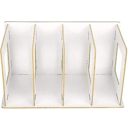 Tre DIY Skrivebordsbokhylle Avtakbar Oppbevaring