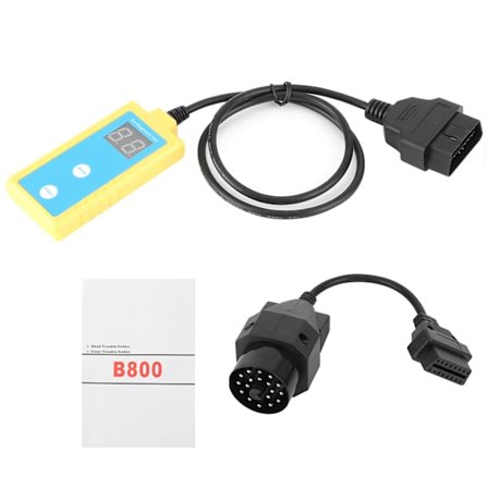 B800 Diagnostisk Scanner OBD2 SRS Reset Værktøj LCD Display til E36 Auto Bil