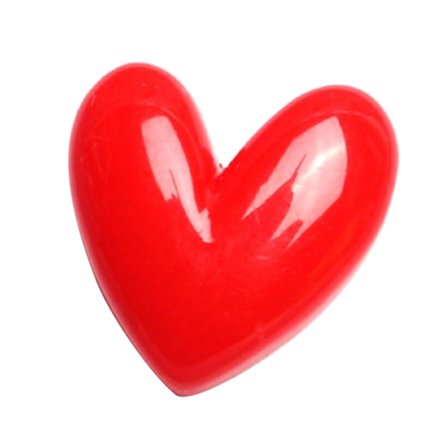 Rød hjerteform brosje Søt hjerteform Emaljestifter Harpiksmerke for ryggsekker Denimjakke Hatter Vesker Smykker Tilbehør