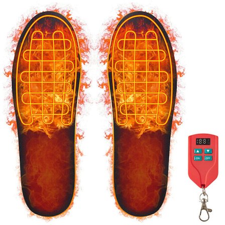 winna Heated Insoles Rechargeable Electric Foot Warmers with Remote Control