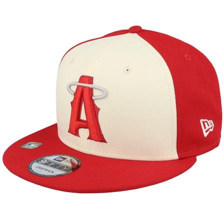 New Era - MLB Rød snapback Caps - Anaheim Angels MLB21 City Connect Off 9FIFTY White/Red Snapback @ Hatstore