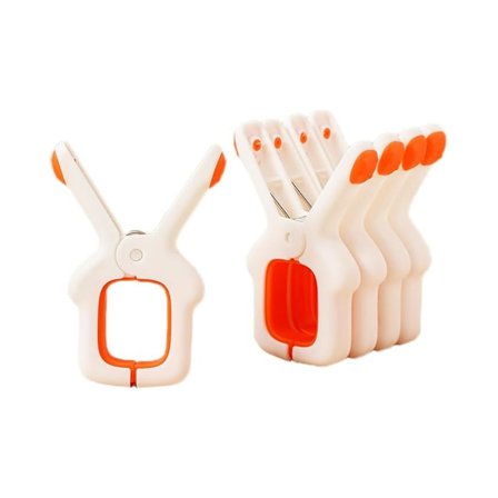 5-pack Handduksklämmor för Stolar, Sandsäkra Strandfilthållare, Stora Klämmor för Strandhanddukar