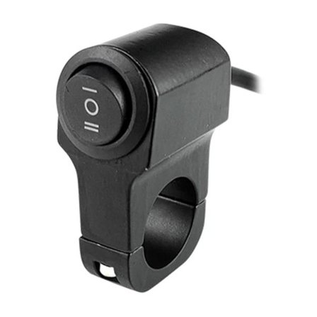 Vandtæt Motorcykel 7/8 " Styr Forlygte Tågelygte Tænd/Sluk-kontakt