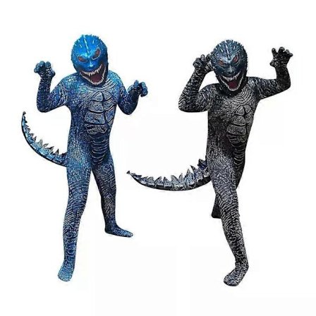 2025 NY Godzilla Kostyme Jumpsuit Hode Cover kostymer Cosplay