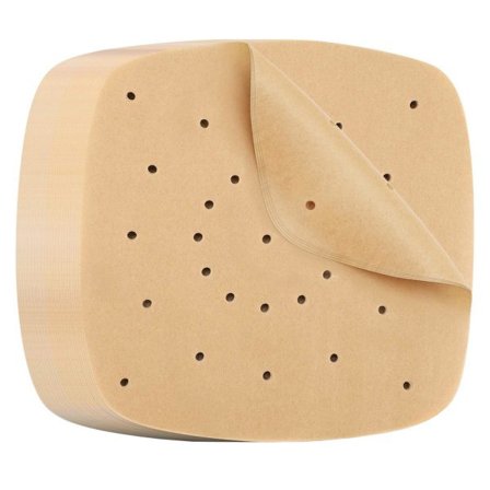 100x Bakplåtspapper för Airfryer Brun