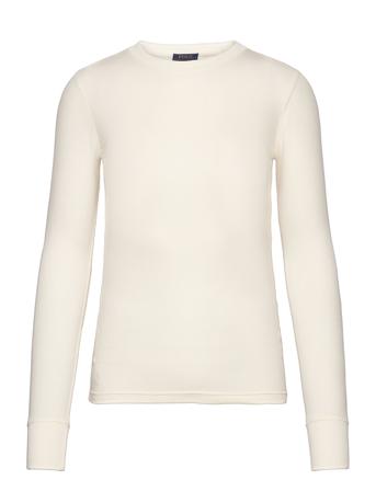 Polo Ralph Lauren Ribbed Suede-Elbow-Patch Tee Kräm