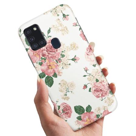 Samsung Galaxy A21s - Skal / Mobilskal Retro Blommor