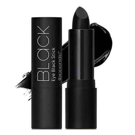 Ögon Black Läppstift för Sport Halloween Cosplay Kostymfester Smink