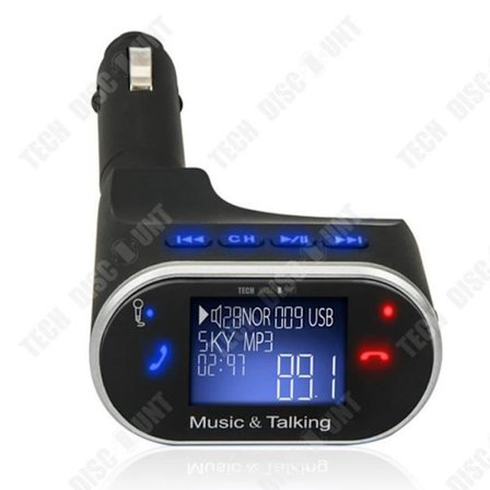 TD 630C bil bluetooth handsfree FM-sändare bil bil mp3 musikspelare bil laddare gul kyckling trumstick