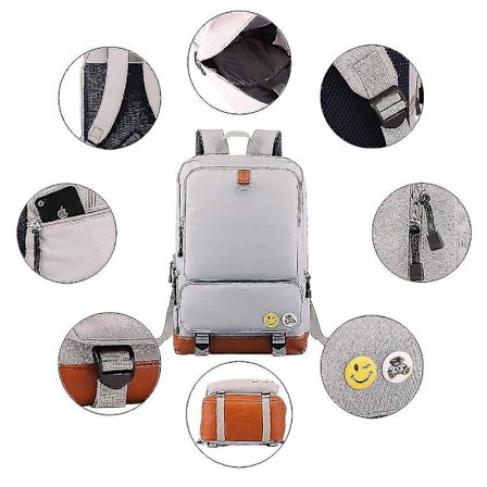 Stranger Things Ryggsäck Ungdom Primär- och Sekundärskolväska Män och Kvinnor Casual Ryggsäck Stor Kapacitet Ryggsäck Vattentät Fritidsrese Ryggsäck