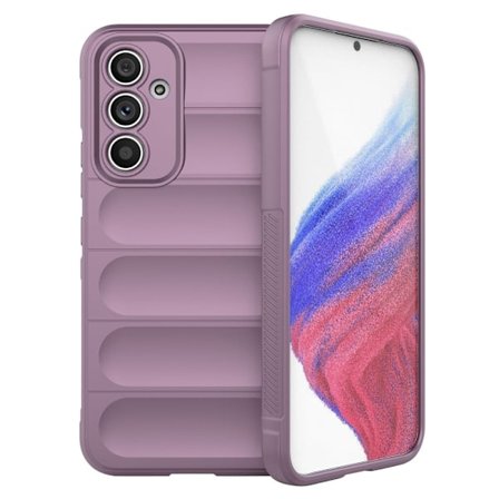 Blødt grebsformet cover til Samsung Galaxy A54 - Lilla