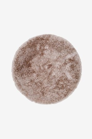 Venture Home - Polyestermatta Grace, rund - Beige - Lugg & ryamattor - 200 - Från Homeroom