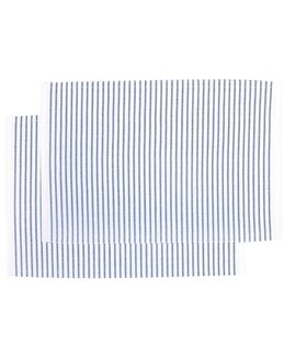 Dækkeserviet Tyra stribet 2-pak Blå