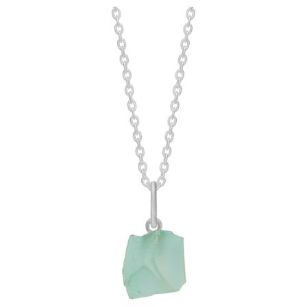 Frk. Lisberg Nature necklace aqua silver Blå, Dame Halskæder