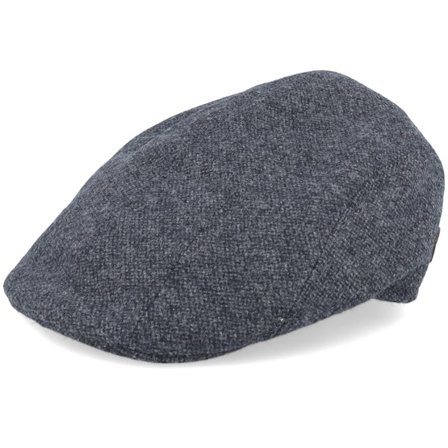 MJM Hats - Grey - flatcap - Cap - Maddy 32 Organic Wool/Cashmere Anthracite Flat Cap - Hatstore