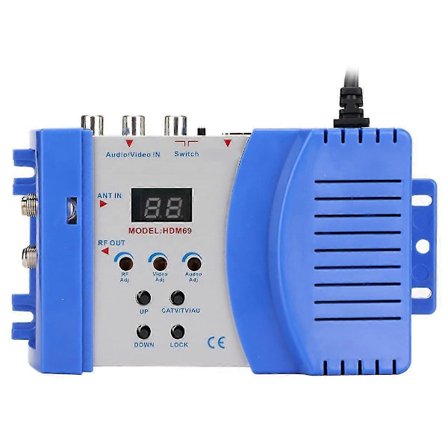 HD-modulaattori Digitaalinen RF-modulaattori PAL NTSC -muoto Aja vapaa, -Yhteensopiva RF-modulaattorin AV:n kanssa RF:ään