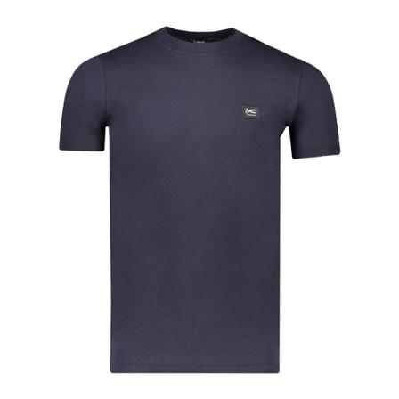 Denham T-shirt Blauw , Blauw , Heren , Maat: S