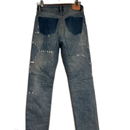 Acne S Indigo Bla Konst 1996 Vintage Patch Jeans