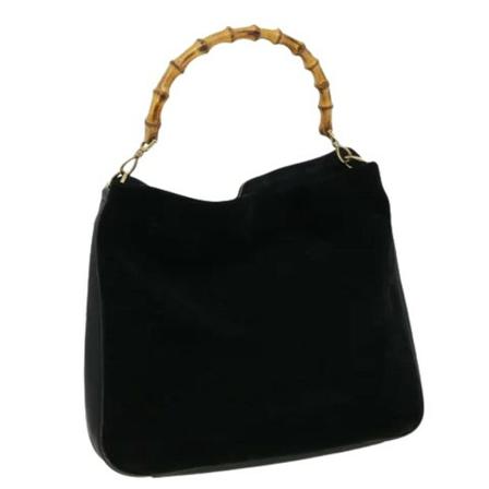 Gucci Vintage, Pre-owned Suede handbags Zwart, Dames, Maat:ONE Size
