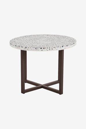 Loft24 - Sidebord Steph diameter 60 - Hvid - Småborde - Fra Homeroom