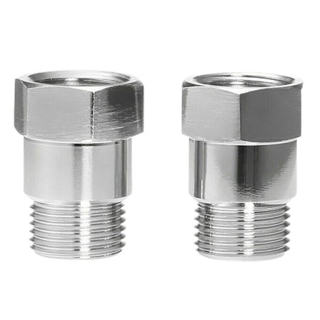 2 stk. O2 Sensor Afstandsgevind Universal M18 X 1.5 Bilmotor Lampe Ilt Sensor Forlængeradapter til Compatible withdon