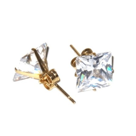 BLING ØRERINGE - HVIDSTEN