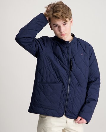 Tommy Hilfiger QUILTED LIGHT WEIGHT JACKET Blau Jacken Jungen - Kids Brand Store