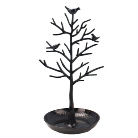 Øreringeholder, kreativt træformet smykke display opbevaringsstativ, ornamenter, halskæder, tilbehør displaystativ – yux