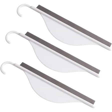 Dusjnal, baderomsnal, 3 stk silikonnal, dusjspeilglassnal, dusjnal glass baderomsnaler, silikon