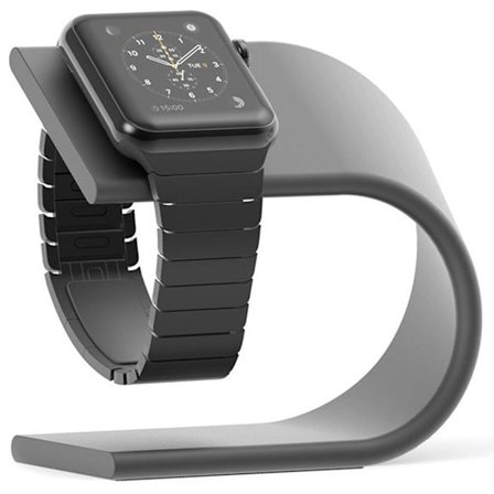 1 Pakk For Apple Watch Stativ Aluminium Legering U-Formet Skrivebord Wa