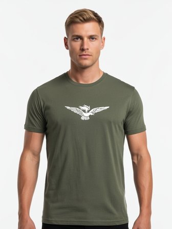 Esercito 1659 T-shirt Maniche Corte Uomo Verde