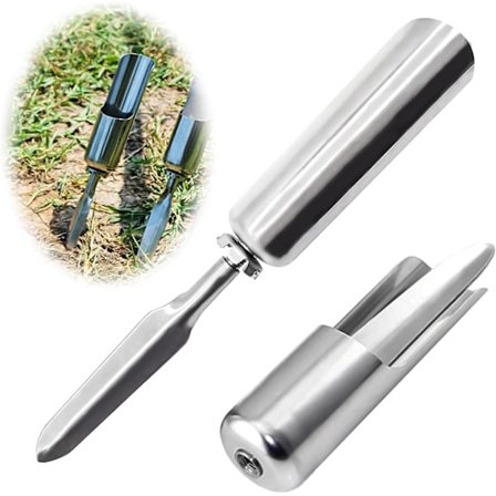 2 stk. Stål Stang Holdere Vertikal Montering Jordspyd