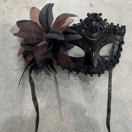 Sexy Diamond Venetian Mask Venezia Feather Flower Wedding Carniv