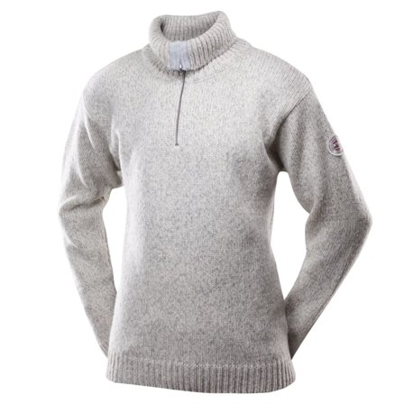Devold Nansen Sweater Zip Neck Men long-sleeved sweaters Grey XXL