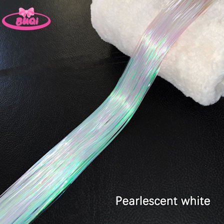 Glänsande syntetiskt hårförlängningsklämma i glitter Glitter Fairy Streak Osynlig hårförlängning Sparkle Hair Pieces